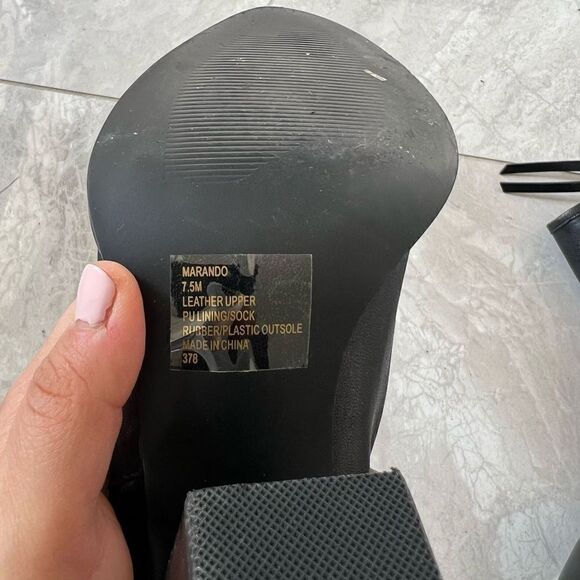 Steve Madden Marando Ankle Boots Black Size 7.5 - Picture 5 of 5